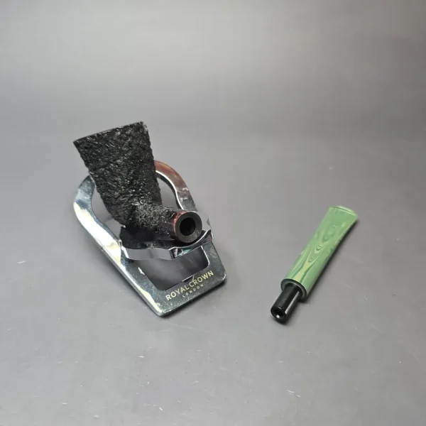 Herriot Pipes Partially Rusticated Dublin Handmade Briar Pipe, New - Image 10