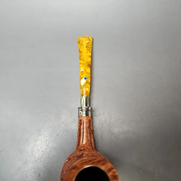 Ardor Alveare Ninfea Rusticated Stack w/ Silver Estate Briar Pipe, Unsmoked - Image 6