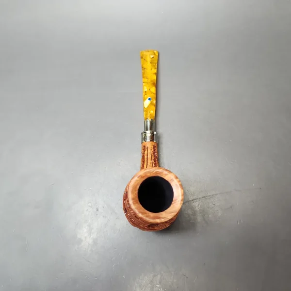 Ardor Alveare Ninfea Rusticated Stack w/ Silver Estate Briar Pipe, Unsmoked - Image 7