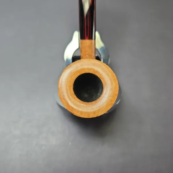 Herriot Pipes Partially Sandblasted Bent Dublin Handmade Briar Pipe, New - Image 5