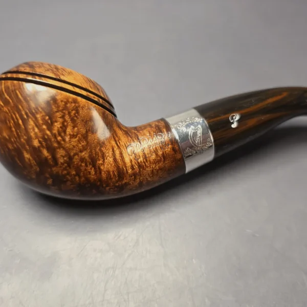 Peterson Irish Harp 999 Smooth Rhodesian Estate Briar Pipe, Irish Estates - Image 8