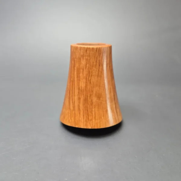 Piero Vitale Smooth Volcano w/ Buffalo Horn (Sun) Handmade Briar Pipe, New - Image 3