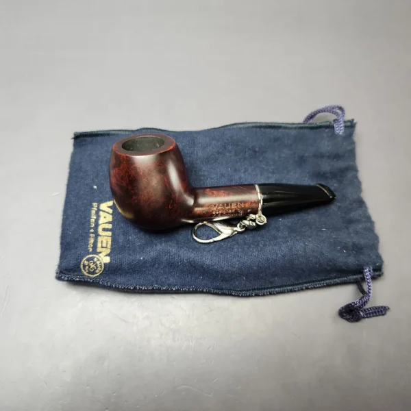 Vauen by Barontini Smooth Nosewarmer w/ Chain Estate Briar Pipe, Unsmoked, 9mm - Image 9