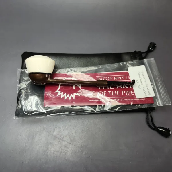 Falcon Extra Dental w/ MBSD Meerschaum Rhodesian Block Meerschaum Bowl Pipe, New - Image 10