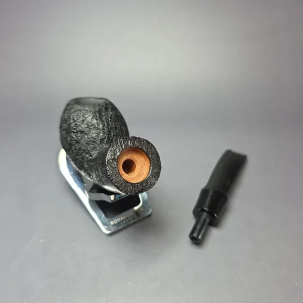 Buckeye Pipes Hand Made Sandblasted Blowfish Briar Pipe, New - Image 11