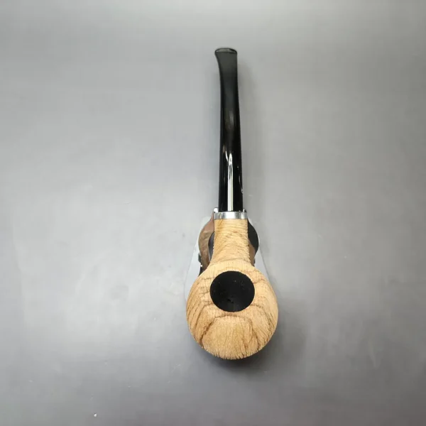 Rattray's Butcher's Boy 23 Brushed Churchwarden Olivewood Pipe, Unsmoked, 9mm - Image 6