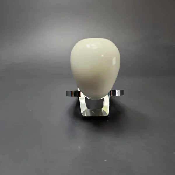 Smooth Apple w/ Translucent Stem & Case Estate Block Meerschaum Pipe, Unsmoked - Image 4