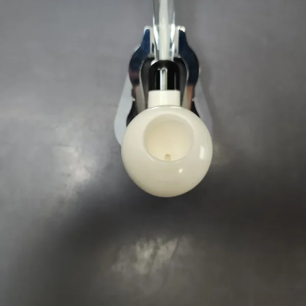 Smooth Apple w/ Translucent Stem & Case Estate Block Meerschaum Pipe, Unsmoked - Image 5