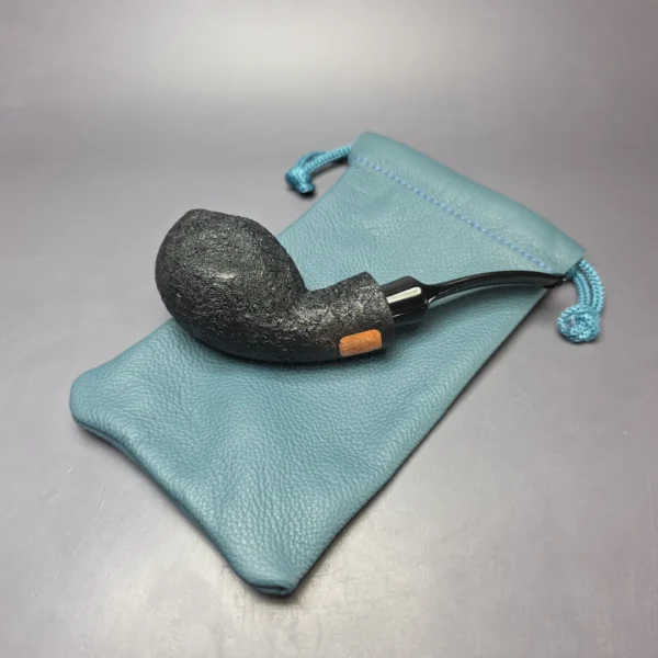 Buckeye Pipes Hand Made Sandblasted Blowfish Briar Pipe, New - Image 12