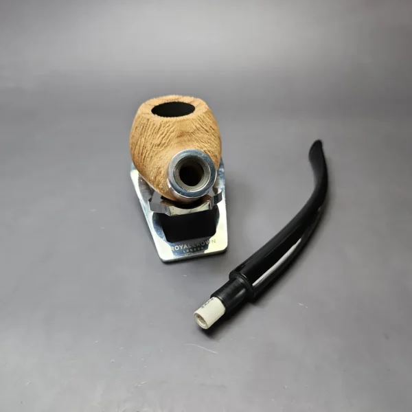 Rattray's Butcher's Boy 23 Brushed Churchwarden Olivewood Pipe, Unsmoked, 9mm - Image 11