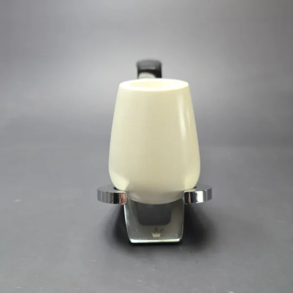 MBSD Meerschaum Silver Smooth Brandy Reverse Calabash Block Meerschaum Pipe, New - Image 4