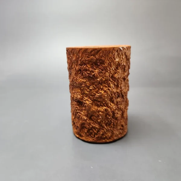 Ardor Urano Big Magnum Partially Rusticated Poker w/ Silver Estate Briar Pipe, Unsmoked - Image 4