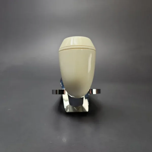 Smooth Stack Rhodesian Estate Block Meerschaum Pipe w/ Case, Unsmoked - Image 5