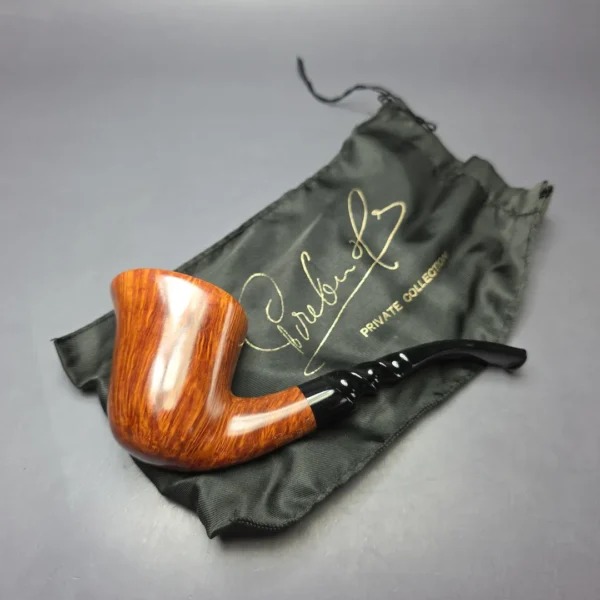 Preben Holm Traditional Private Collection D 808 Smooth Freehand Dublin Estate Briar Pipe, Danish Estates - Image 14