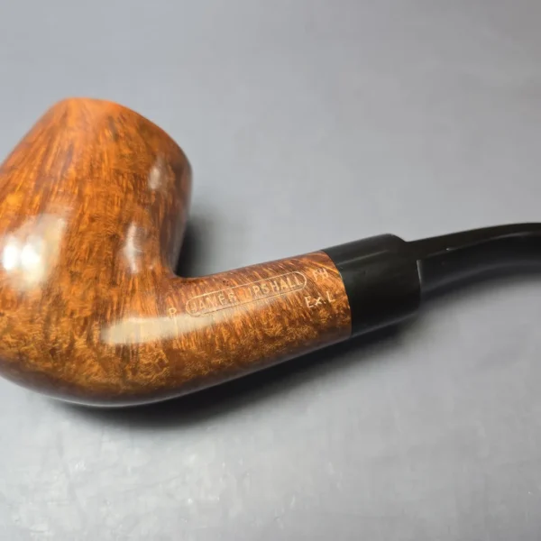James Upshall P Grade EXL Smooth Bent Billiard Estate Briar Pipe, Unsmoked, 9mm - Image 7