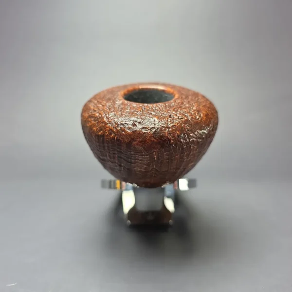 la Biota XL Sandblasted Danish Dublin w/ Horn Handmade Briar Pipe, New - Image 3