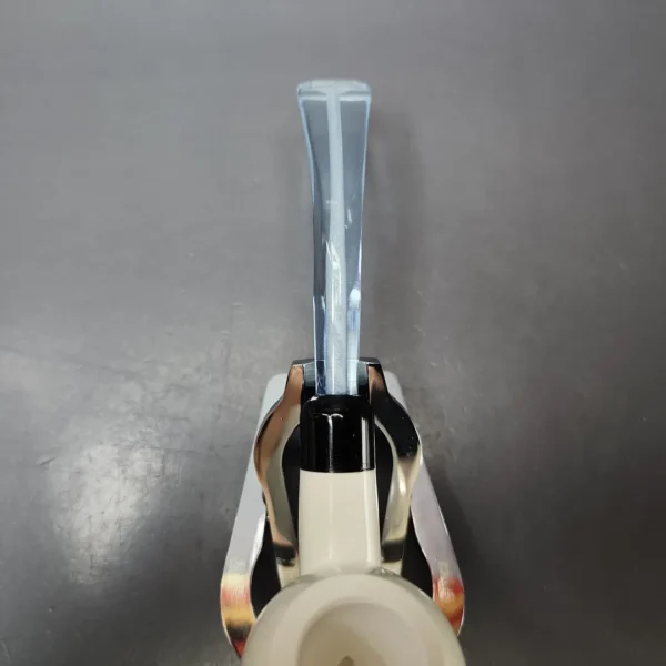Partial Lattice Apple w/ Blue Stem & Case Estate Block Meerschaum Pipe, Unsmoked - Image 6