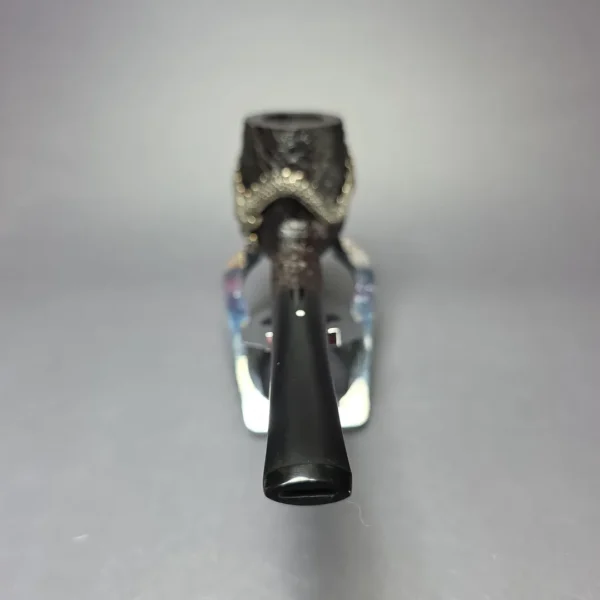 Dunhill 2014 Shell Briar 4103 Dragon w/ Silver & Rubies Estate Briar Pipe, Unsmoked - Image 10