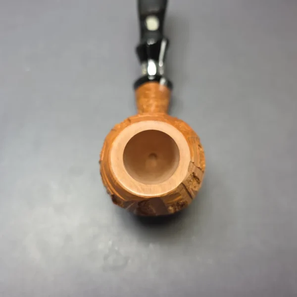 Ardor Meteora Fantasy Rusticated Blowfish w/ Silver Estate Briar Pipe, Unsmoked - Image 8