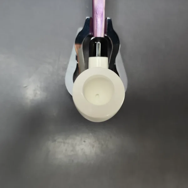 Smooth Bent Billiard Estate Block Meerschaum Pipe w/ Case, Unsmoked - Image 5