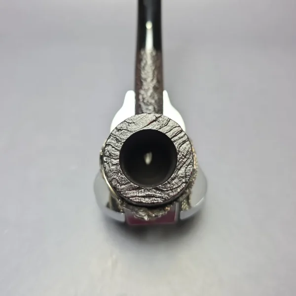 Dunhill 2014 Shell Briar 4103 Dragon w/ Silver & Rubies Estate Briar Pipe, Unsmoked - Image 12