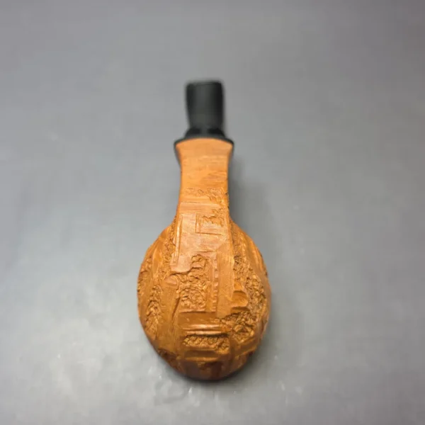 Ardor Meteora Fantasy Rusticated Blowfish w/ Silver Estate Briar Pipe, Unsmoked - Image 9