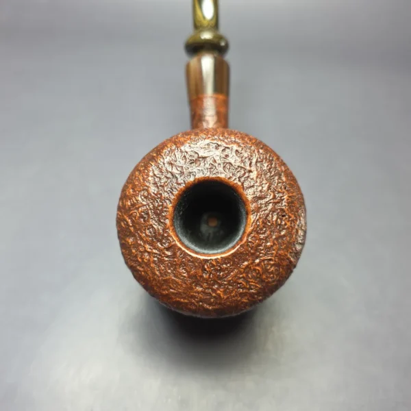 la Biota XL Sandblasted Danish Dublin w/ Horn Handmade Briar Pipe, New - Image 6