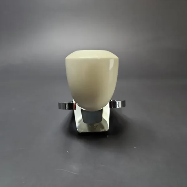 Smooth Dublin w/ Green stem & Case Estate Block Meerschaum Pipe, Unsmoked - Image 4