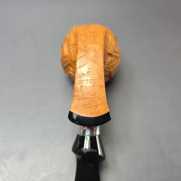 Ardor Meteora Fantasy Rusticated Blowfish w/ Silver Estate Briar Pipe, Unsmoked - Image 10