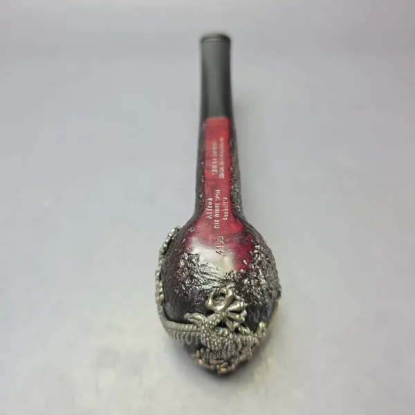 Dunhill 2014 Shell Briar 4103 Dragon w/ Silver & Rubies Estate Briar Pipe, Unsmoked - Image 14