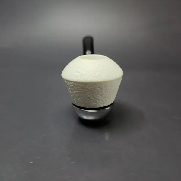Falcon Classic Bent Multipurpose w/ MBSD Meerschaum Rhodesian Block Meerschaum Bowl Pipe, New - Image 3