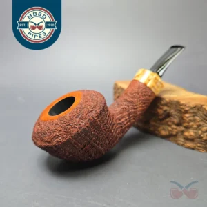 Yang Kun Sandblasted Dublin w/ Masur Birch Handmade Briar Pipe, New