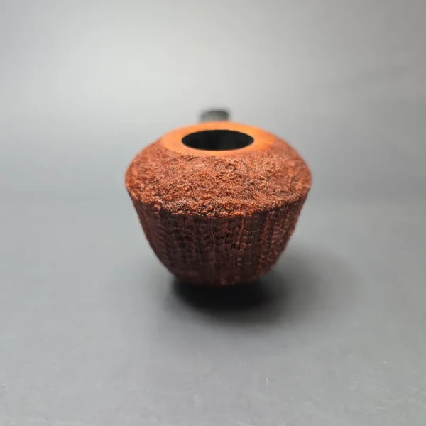 Yang Kun Sandblasted Dublin w/ Masur Birch Handmade Briar Pipe, New - Image 3