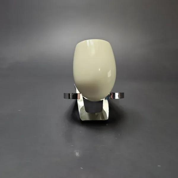 Partial Lattice Bent Billiard Estate Block Meerschaum Pipe w/ Case, Unsmoked - Image 4