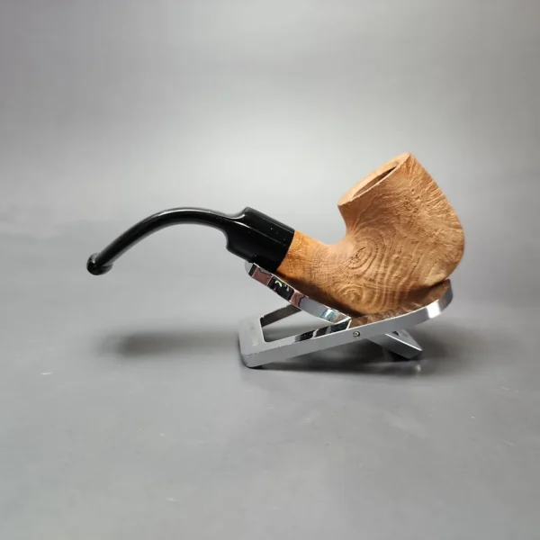 Morgan Bones Sandblasted Oom Paul Briar Pipe, New - Image 7