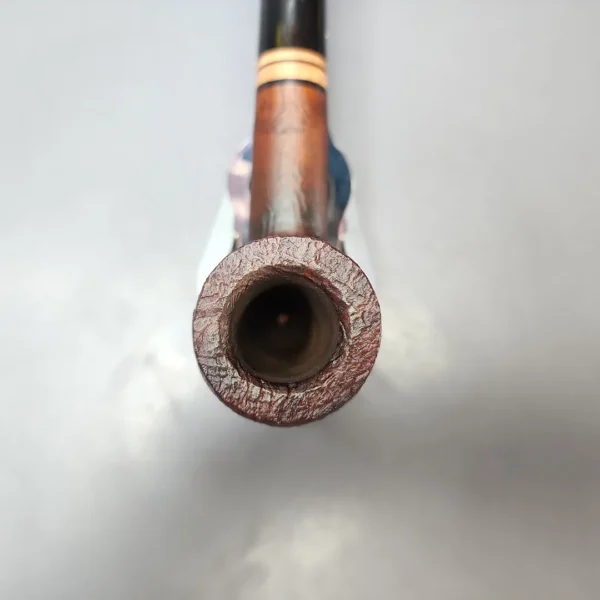 Chacom Erica 1201 Sandblasted Large Billiard Estate Briar Pipe, Unsmoked - Image 4