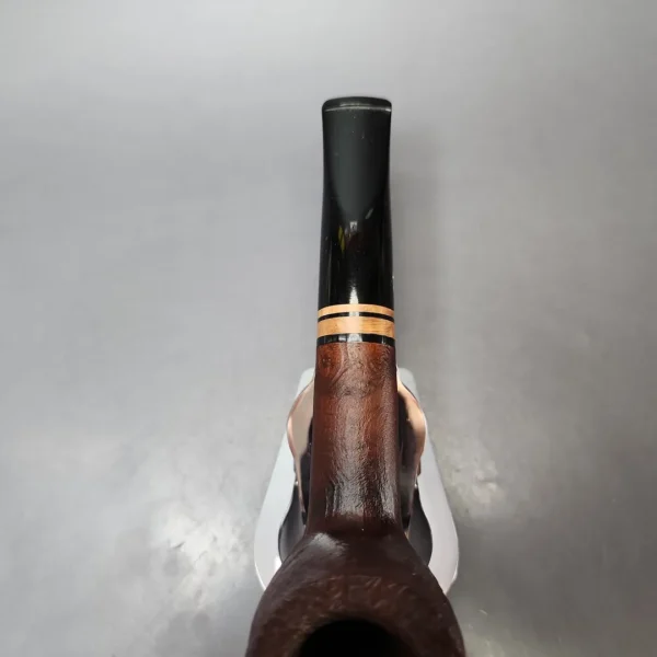 Chacom Erica 1201 Sandblasted Large Billiard Estate Briar Pipe, Unsmoked - Image 5
