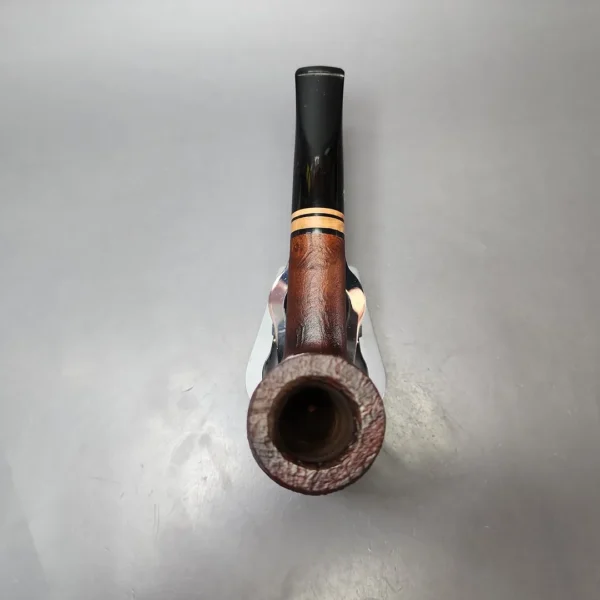Chacom Erica 1201 Sandblasted Large Billiard Estate Briar Pipe, Unsmoked - Image 6