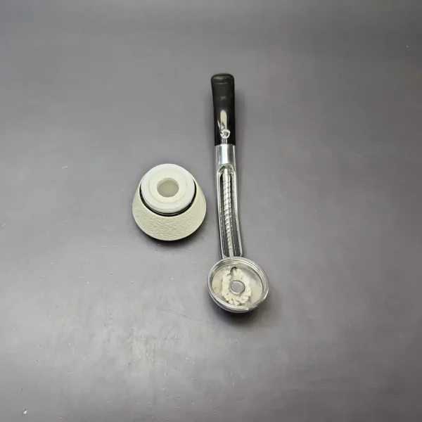 Falcon Classic Bent Multipurpose w/ MBSD Meerschaum Rhodesian Block Meerschaum Bowl Pipe, New - Image 11