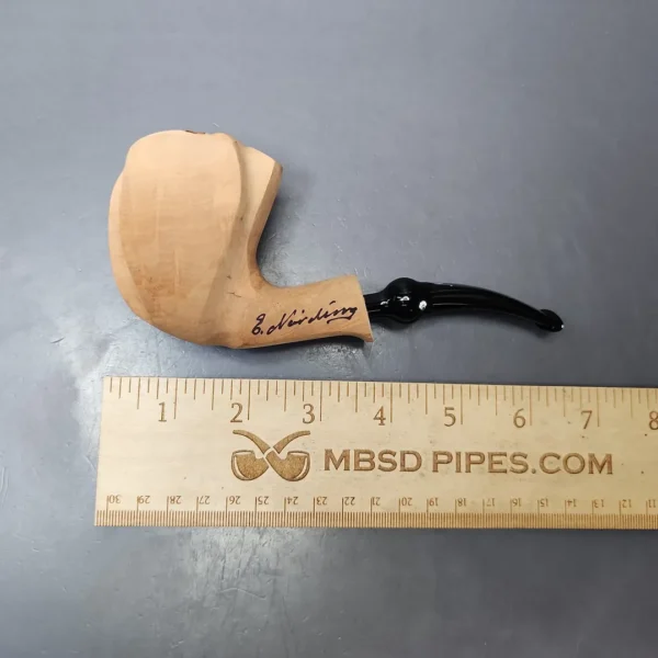 Nording Signature Natural Smooth Freehand Estate Briar Pipe, Unsmoked - Image 9