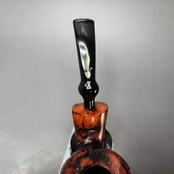 Nording Abstract Partially Rusticated Freehand Estate Briar Pipe, Unsmoked - Image 5