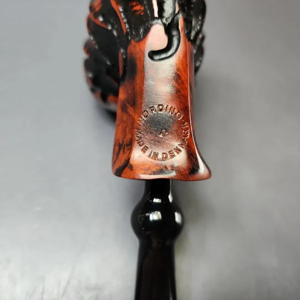 Nording Abstract Partially Rusticated Freehand Estate Briar Pipe, Unsmoked - Image 10