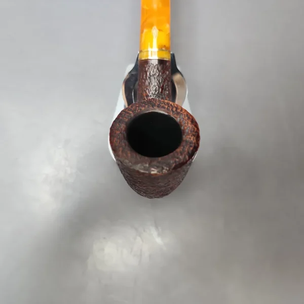 Savinelli La Pipa Rusticated Dublin Estate Briar Pipe, Italian Estates, 6mm - Image 4