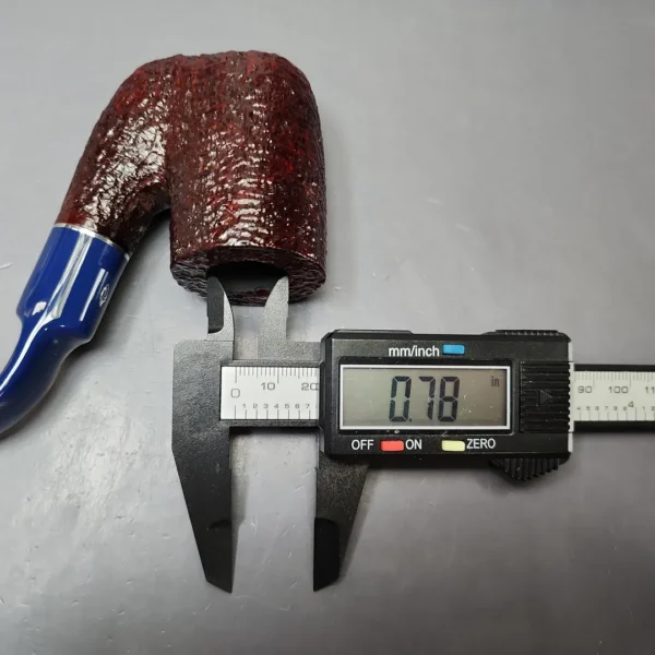 Savinelli Unica U65 Rusticated Large Oom Paul Briar Pipe, New, 6mm - Image 9