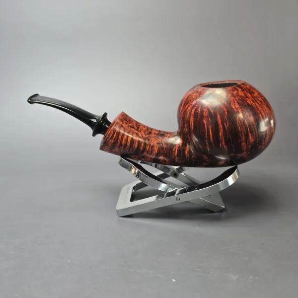 Wandi Riyadi Smooth Speeding Tomato Handmade Briar Pipe, New - Image 4