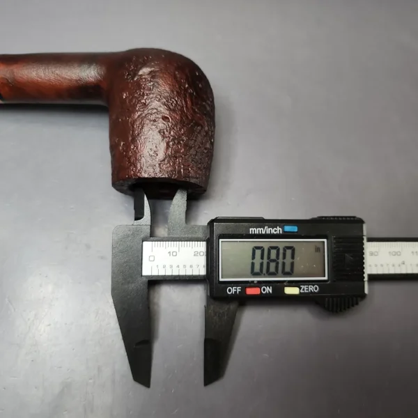 Chacom Erica 1201 Sandblasted Large Billiard Estate Briar Pipe, Unsmoked - Image 10