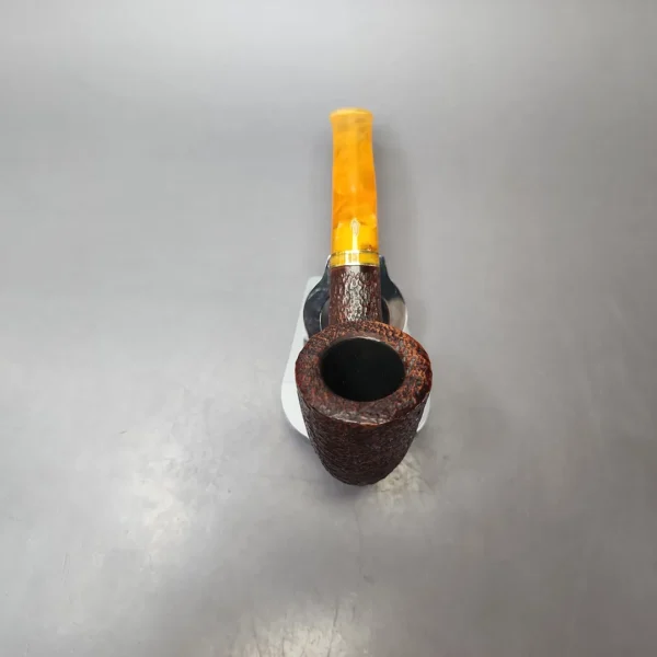 Savinelli La Pipa Rusticated Dublin Estate Briar Pipe, Italian Estates, 6mm - Image 6