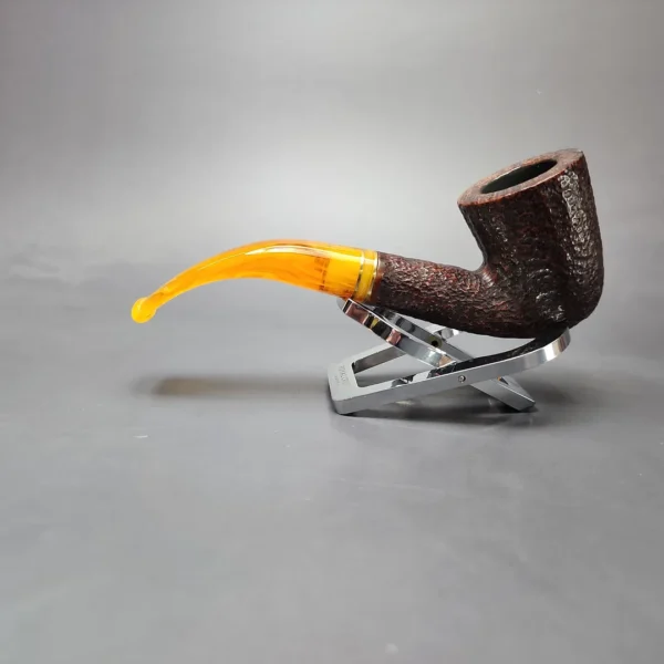 Savinelli La Pipa Rusticated Dublin Estate Briar Pipe, Italian Estates, 6mm - Image 7