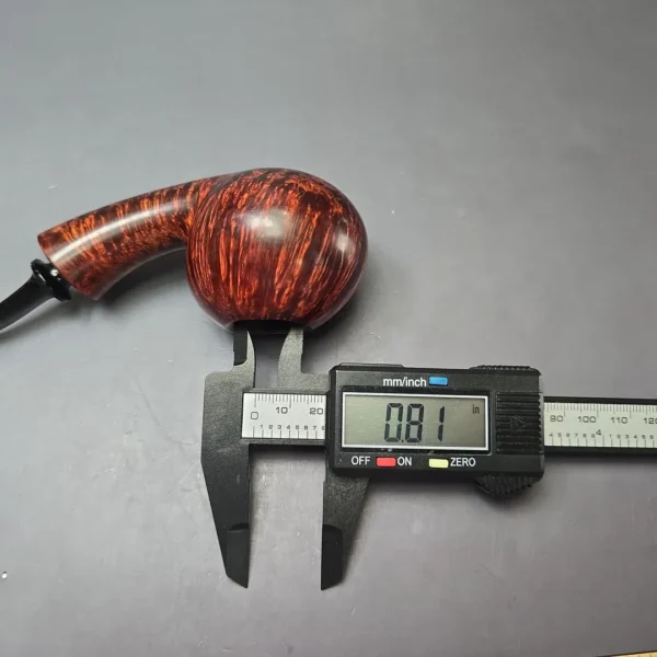 Wandi Riyadi Smooth Speeding Tomato Handmade Briar Pipe, New - Image 11
