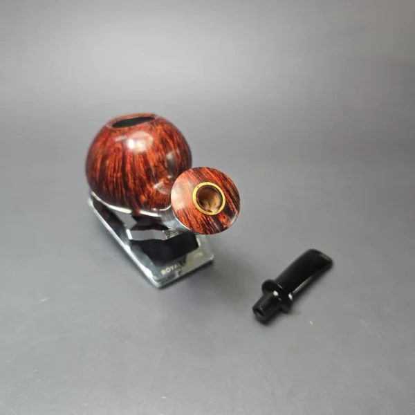Wandi Riyadi Smooth Speeding Tomato Handmade Briar Pipe, New - Image 12